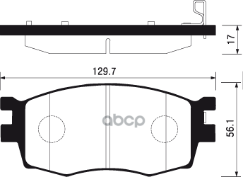 Колодки передние SANGSIN BRAKE SP1186